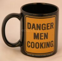 Ande Rooney DANGER MEN COOKING Coffee Mug
